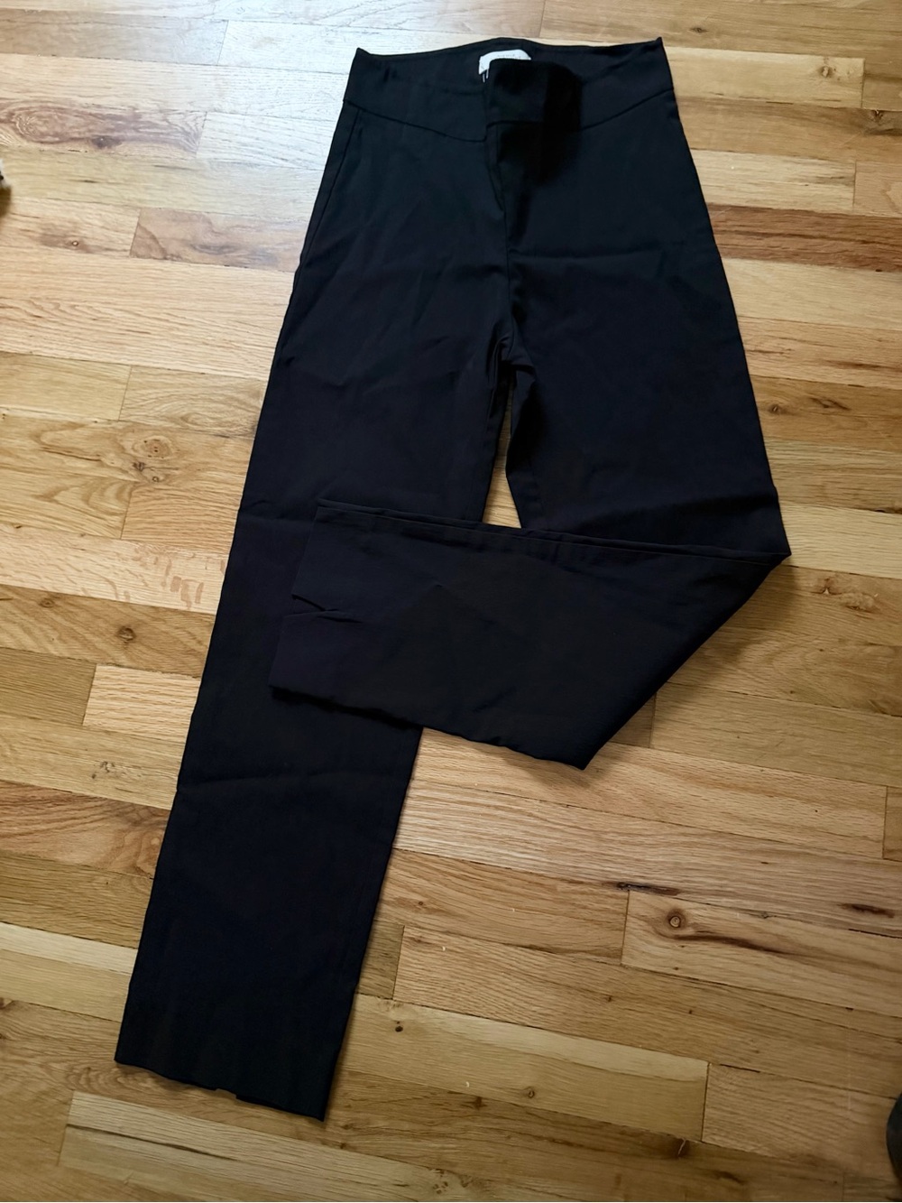 Women's Black Stretch Pull-On Trousers - Sleek Everyday Pants